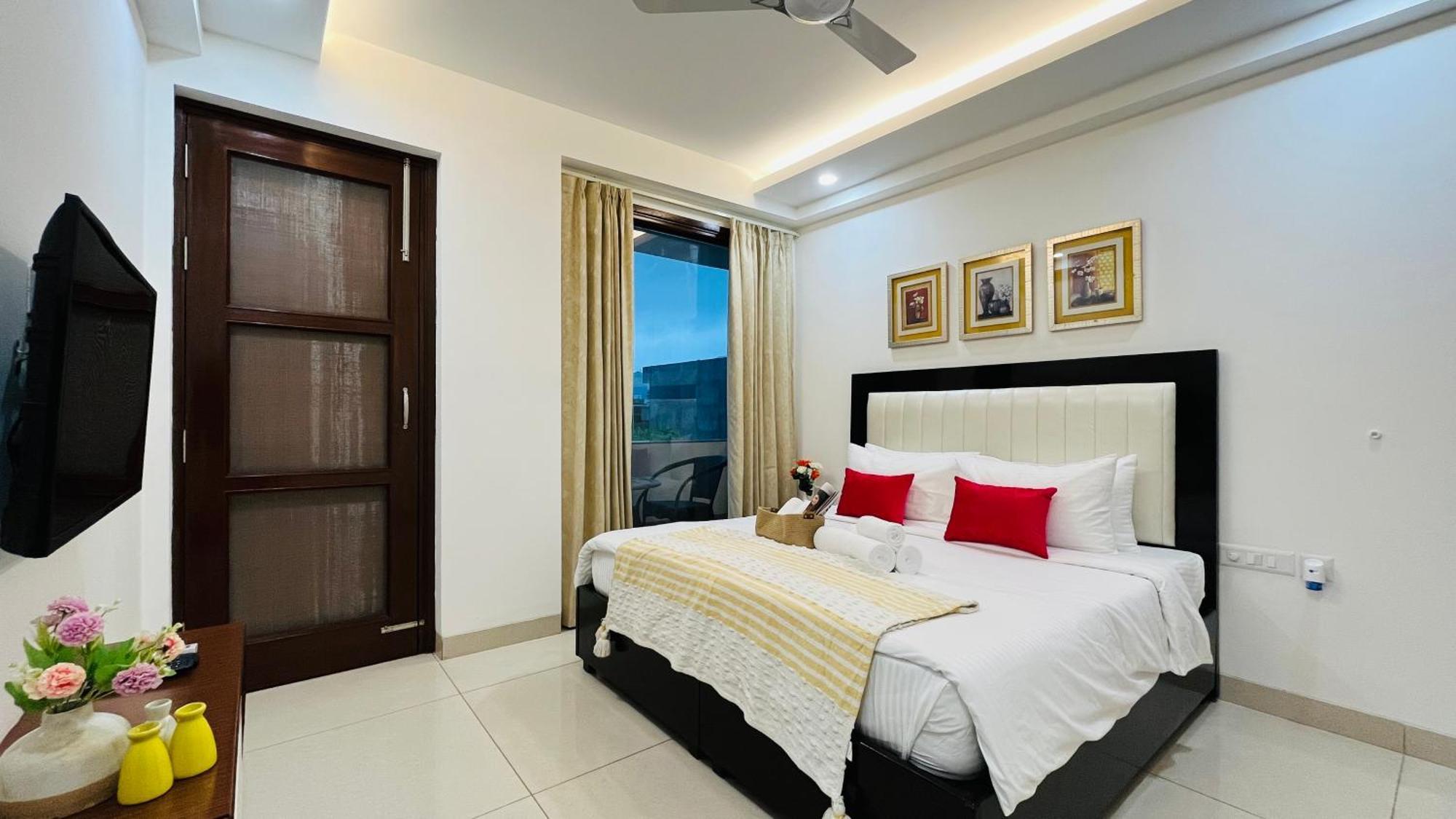 Olive Service Apartments - Golf Course Road غورغاون المظهر الخارجي الصورة