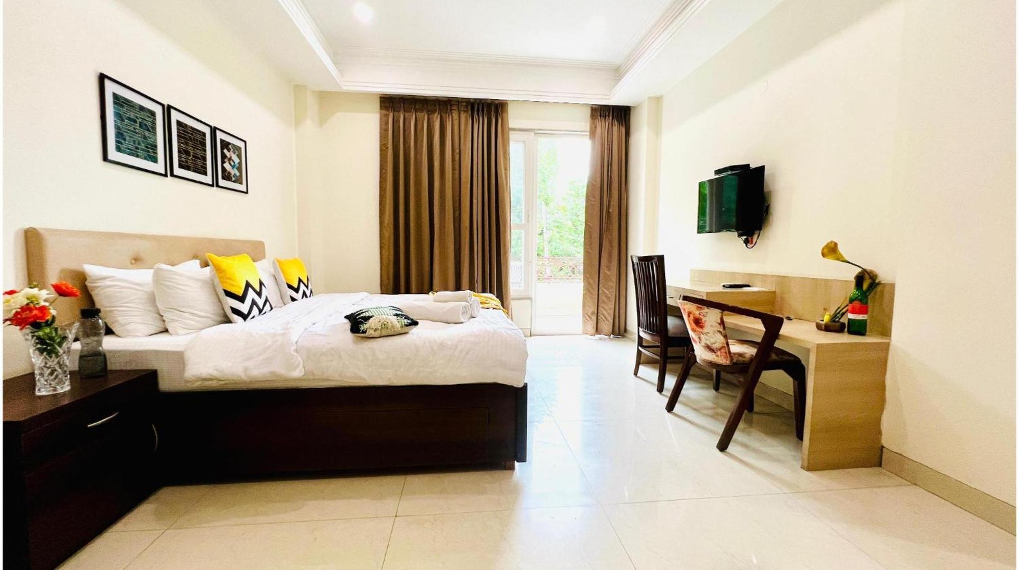 Olive Service Apartments - Golf Course Road غورغاون المظهر الخارجي الصورة